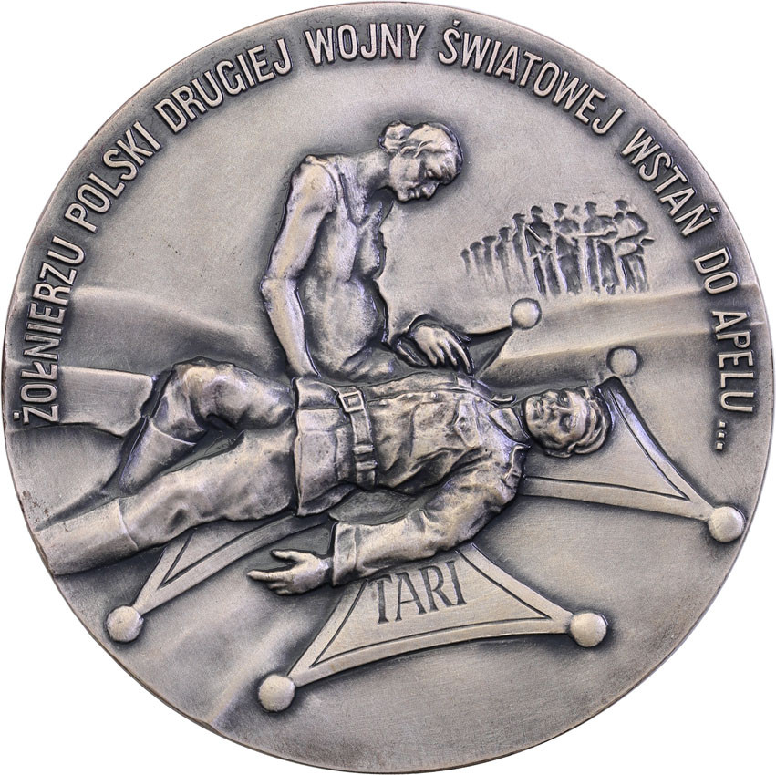 Polska. Medal 1995 MW Zdobycie Berlina, SREBRO - Mennica Warszawa